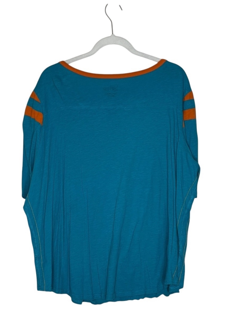 Miami Dolphins Logo NFL 100% Cotton Jersey Shirt 🏈 Football 🏈 4X Blue & Orange - Picture 4 of 7